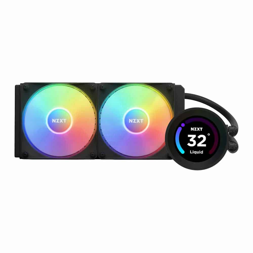 NZXT Kraken ELite 240 RGB Black AIO Intel/AMD CPU Hydro-Cooler (2023 Edition)